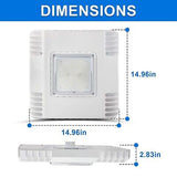 150W LED Canopy Light, 21000LM 5700K Super Bright Gas Station Carport Ceiling...