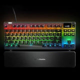 SteelSeries Apex 7 TKL - Mechanical Gaming Keyboard - OLED Display - Brown Sw...