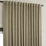 HPD Half Price Drapes Faux Linen Room Darkening 100W x 108L, Nomad Tan