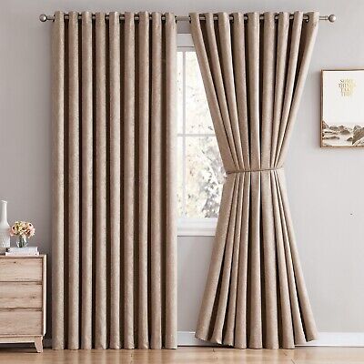 Warm Home Designs 2 of 108" (Width) X 108" (Length) Wall to Wall Beige Taupe ...