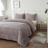 Simple&Opulence 100% Cotton Muslin Comforter Set King Size 104x92&#8221;, 3PCS G