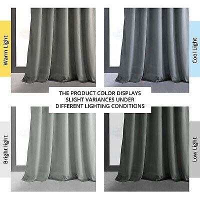 HPD Half Price Drapes Velvet Blackout Curtains/Drapes - 108 Inches Long 1 Pan...