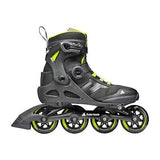 Rollerblade Macroblade 84 BOA, Adult Fitness Inline Skate, Black & Lime, Perf...