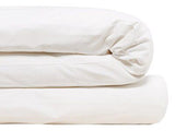 Calvin Klein Modern Cotton Body Solid 1 Piece Duvet Cover, Full/Queen, White