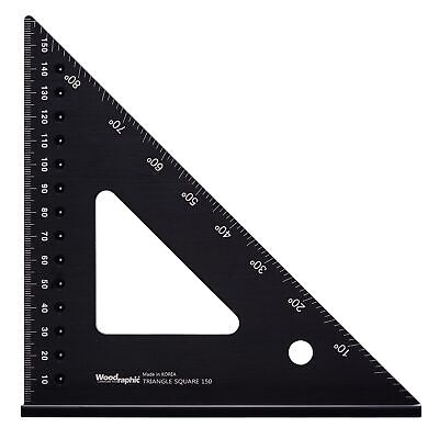 Professional Easy-Read Carpenter Square, Woodworking Tools (150 MM) 150 MM