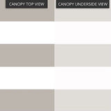 Garden Winds Universal Pergola Replacement Canopy - Standard 350 - Cabana Beige