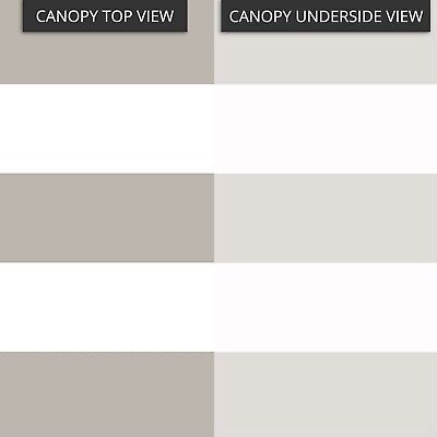 Garden Winds Universal Pergola Replacement Canopy - Standard 350 - Cabana Beige