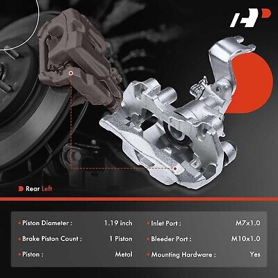 A-Premium Disc Brake Caliper Assembly with Bracket Compatible with Select Maz...