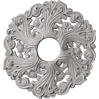 Ekena Millwork CM19ORUWF Orrington Ceiling Medallion, 19 5/8"OD x 4 3/4"ID x ...