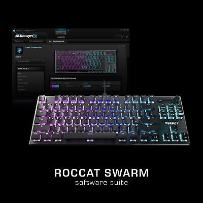 ROCCAT Vulcan TKL Linear PC Gaming Keyboard, Titan Switch Mechanical with Per...