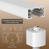 10W Dimmable LED Track Lighting Heads, H Type Track Light Replacement Fixture...