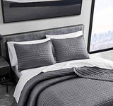 Vera Wang - Queen Quilt Set, Luxury Cotton Bedding with Matching Shams, All S...