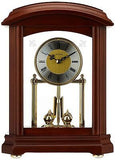 Bulova B1848 Nordale Clock, Walnut Finish