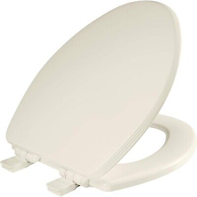 Bemis Ashland Modern Wood Toilet Seat with Decorative Edge, Slow Close, Secur...