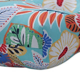 Pillow Perfect Bright Floral Indoor/Outdoor Sofa Setee Bench Swing Cushion wi...