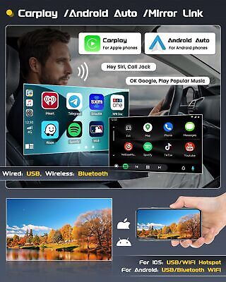 Roinvou 2+32G Android CarPlay Stereo for 2015-2018 Hyundai Tucson, 9'' Touch ...