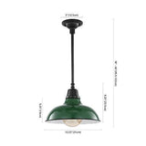 JONATHAN Y JYL7611F Jasper 12.25" 1-Light Farmhouse Industrial Indoor/Outdoor...