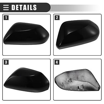 Motoforti Left Side Mirror Cover Cap, Rearview Mirror Cover Cap, for Toyota P...