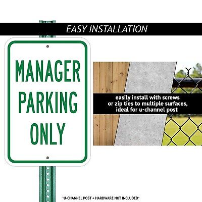 (2 Pack) No Parking Sign No Semi Truck Parking with Symbol | 18" X 24" Heavy-...