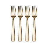 Mikasa Delano Gold Plated 20-Piece Stainless Steel Flatware Set, Service for 4