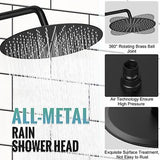 SR SUN RISE Shower System, 10 inch Multifunction Shower Faucet Set, 6 Setting...