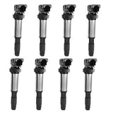 Set of 8 Ignition Coil Packs for 4.4L 4.8L V8 BMW X5 650i 645Ci 550i 545i 750...