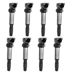 Set of 8 Ignition Coil Packs for 4.4L 4.8L V8 BMW X5 650i 645Ci 550i 545i 750...