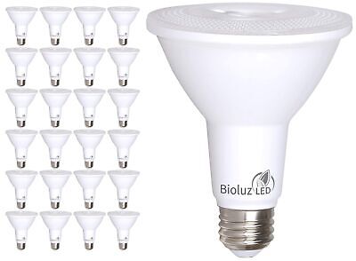 Bioluz LED 24 Pack PAR30 LED Bulb 90 CRI 10W = 100 Watt Replacement Daylight ...