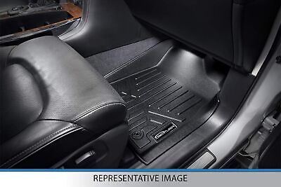 Smartliner All Weather Custom Fit Floor Mats 1st Row Liner Set Black Compatib...