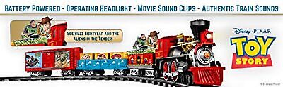 Lionel Battery-Operated Disney Toy Story Toy Train Set with Locomotive, Train...