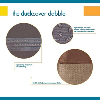 Duck Covers Ultimate Water-Resistant 86 Inch Square Hot Tub Cover Cap, Outdoo...