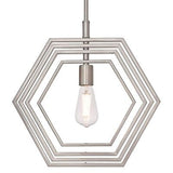 Westinghouse 6369800, Holly One-Light Indoor Pendant, 15-Inch, Metal, Brushed...