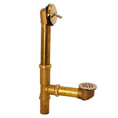 Westbrass D323-20G-01 14" Bath Waste & Overflow Assembly with Trip Lever and ...