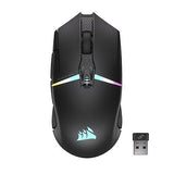 Corsair NIGHTSABRE RGB Wireless Gaming Mouse for FPS, MOBA - 26,000 DPI - 11 ...