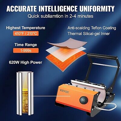 VEVOR Tumbler Heat Press, 30oz Mug Heat Press Machine Sublimation Transfer 11...