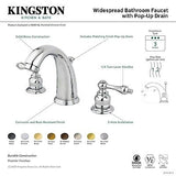 Kingston Brass KB987ALSB Victorian 2-Handle 8 in. Widespread Bathroom Faucet,...