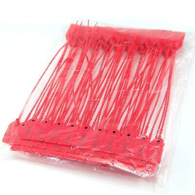 Leadseals(R) 1000 Plastic Tamper Seals, Zip Ties for Fire Extinguishers Pull ...