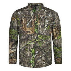 Mossy Oak Men's Tibbee Technical Lightweight Camo Hunting Shirt Large Obsession