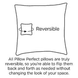 Pillow Perfect Outdoor/Indoor Square Corner Seat Cushions, 20" x 20", Green L...