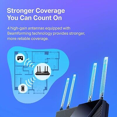 TP-Link AX1800 WiFi 6 Router V4 (Archer AX21) &#8211; Dual Band Wireless Interne