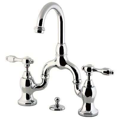 Kingston Brass KS7991TAL 4 5/8" in Spout Reach Bridge Lavatory Faucet with Br...