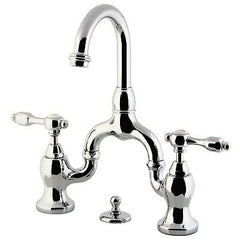 Kingston Brass KS7991TAL 4 5/8" in Spout Reach Bridge Lavatory Faucet with Br...