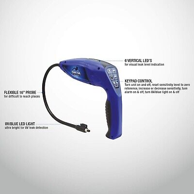 Mastercool 56200 Blue Raptor Refrigerant Leak Detector with UV Light