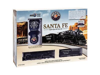 Lionel Santa Fe Cajon Flyer 2-8-4 Set with Bluetooth Capability, HO Gauge Mod...