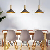 Industrial Pendant Light Fixture, Hanging Pendant Lighting with Metal Shade, ...