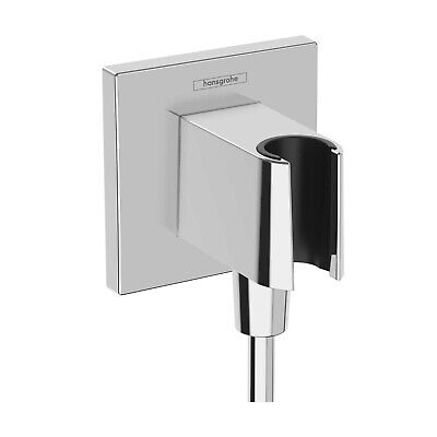 hansgrohe Handheld Shower Wall Outlet 1/2-inch Thread Connection in Chrome, 2...