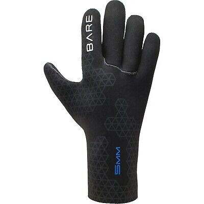 5mm S-Flex Gloves, Black - S