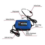 Schumacher Ship &#8216;n Shore SC1470 15A 12V On-Board Marine Battery Charger &#