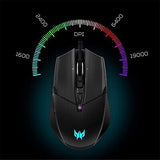 Acer Predator Cestus 335 Gaming Mouse with PixArt 3370 Sensor, Adjustable DPI...