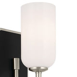 Kichler Solia 13.5 Inch 1 Light Wall Sconce with Opal Glass in Brushed Nickel...